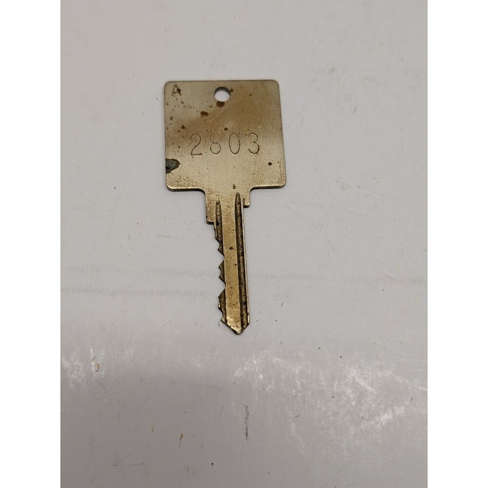 Vintage Hotel Brass Room Key # 2803